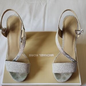 Michael Kors Silver Women's Sandals